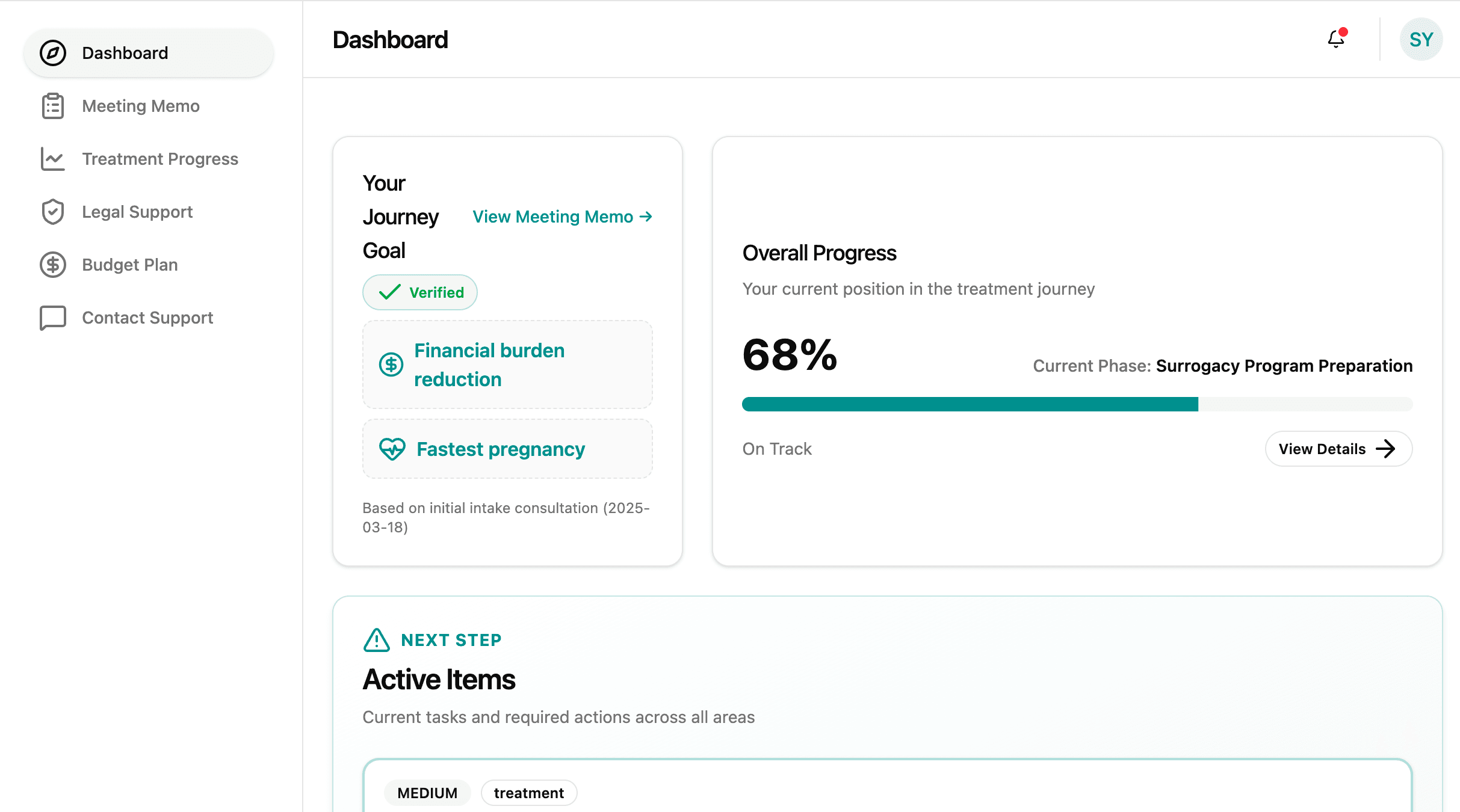 BetterFreeze Budget Plan Dashboard